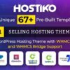 Hostiko (v. Feb 23, 2024 Latest ) WordPress WHMCS Hosting Theme