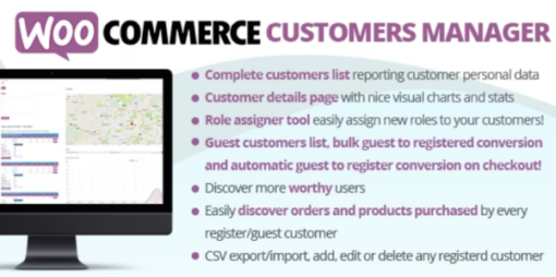 woocommerce customers manager v29.9WooCommerce Customers Manager v29.9