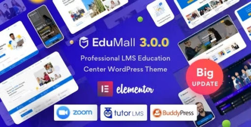 EduMall (v3.9.4) Professional LMS Education Center WordPress Theme