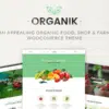 organik v3.2.7 organic food store wordpress theme