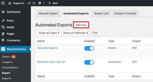 WooCommerce Customer Order CSV Export v5.5.0