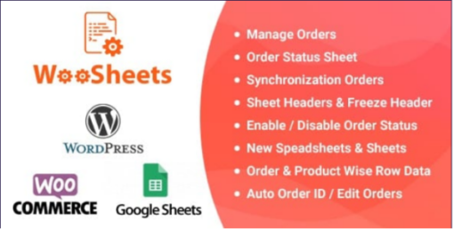 WooCommerce Google Spreadsheet Addon v7.6 (Import / Export) (WooSheets)
