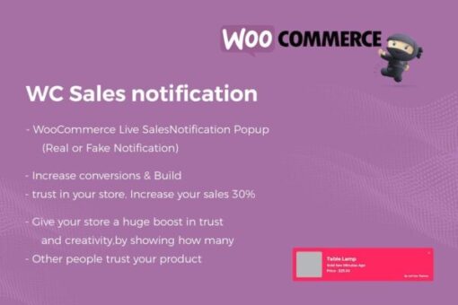 WooCommerce Live Sales Notification Pro 