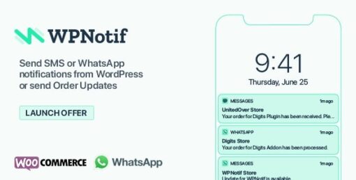 wpnotif v2.9.4.1 wordpress sms and whatsapp notifications WPNotif v2.9.4.1 WordPress SMS and WhatsApp Notifications