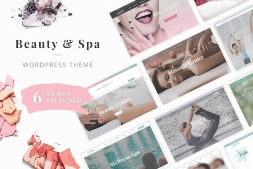 beauty wellness v2.3 spa massage wordpress theme