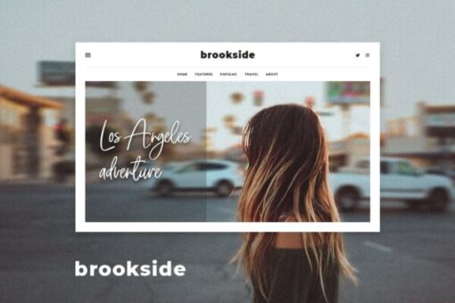 brookside v1.4 personal wordpress blog themeBrookside v1.4 Personal WordPress Blog Theme