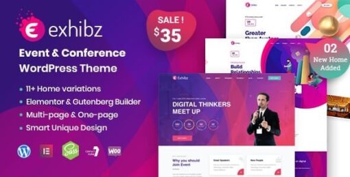 exhibz v3.0.0 event conference wordpress themeExhibz v3.0.0 Event Conference WordPress Theme