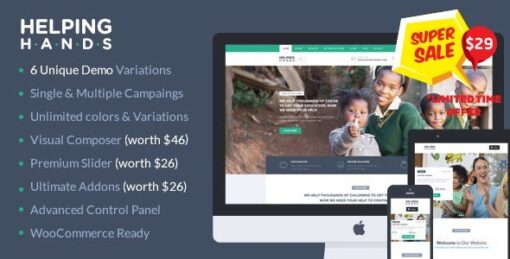 helpinghands (v2.7.7) charity wordpress themeHelpingHands (v2.7.7) Charity WordPress Theme