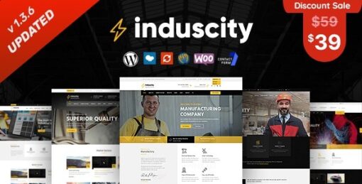 ınduscity (v1.4.0) factory and manufacturing wordpress themeInduscity (v1.4.0) Factory and Manufacturing WordPress Theme