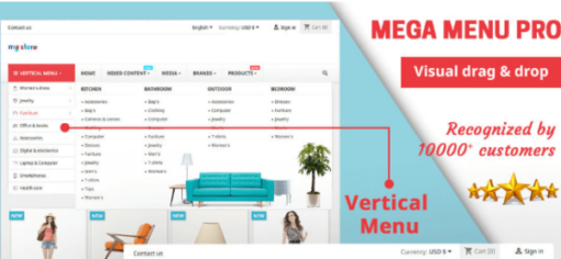 mega menu pro v2.5.7 module for (prestashop v1.6 v1.7 v8x) by prestaheroMega Menu PRO v2.5.7 module for (Prestashop v1.6-v1.7-v8x) by PrestaHero