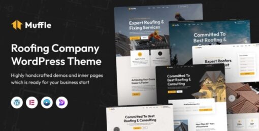 muffle v1.0.6 roofing company wordpress themeMuffle v1.0.6 Roofing Company WordPress Theme