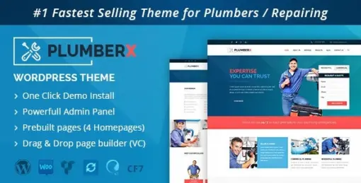 plumber – construction and repairing wordpress theme v10.1