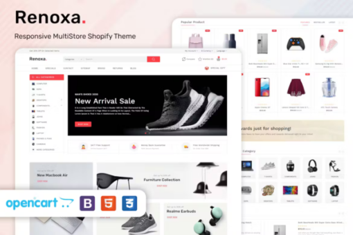 renoxa (v1.0) multipurpose opencart responsive themeRenoxa (v1.0) Multipurpose Opencart Responsive theme