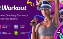 the workout (v1.0.8) trainer fitness wordpress themeThe Workout (v1.0.8) Trainer Fitness WordPress Theme