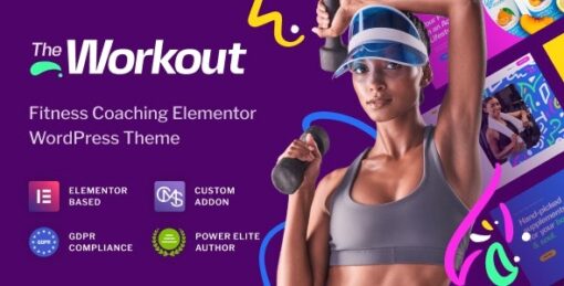 the workout (v1.0.8) trainer fitness wordpress themeThe Workout (v1.0.8) Trainer Fitness WordPress Theme