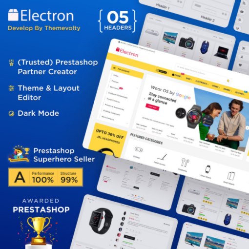 v4.4.0 electron mega electronic super store template [v1.7 – v8x] prestashop