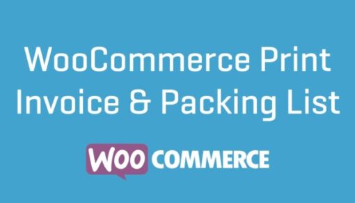 woocommerce print ınvoices packing lists (v3.13.4)