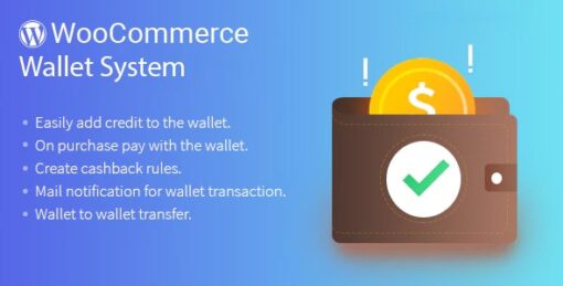 wordpress woocommerce wallet system plugin v3.6.2WordPress WooCommerce Wallet System Plugin v3.6.2