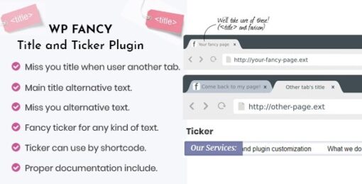 wp fancy title and ticker wordpress plugin v1.7.1