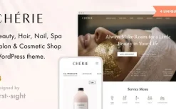 Chérie v4.6 Beauty Salon WordPress Theme