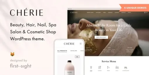 Chérie v4.6 Beauty Salon WordPress Theme