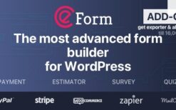 eForm v4.18.0 Creating WordPress Forms + Addons