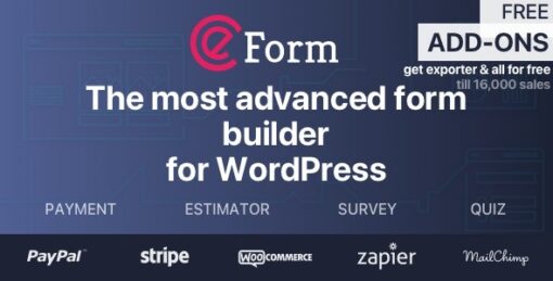 eForm v4.18.0 Creating WordPress Forms + Addons