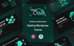 HostCloud (v1.4.0) WHMCS Hosting & Cloud Tech WordPress theme