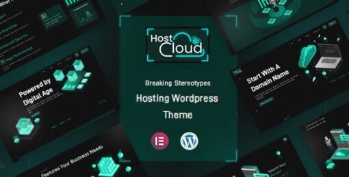 HostCloud (v1.4.0) WHMCS Hosting & Cloud Tech WordPress theme