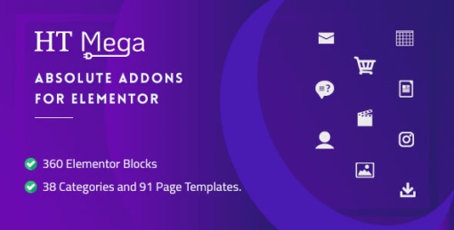 HT Mega Pro (v1.8.6) Absolute Addons for Elementor Page Builder