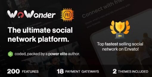 WoWonder (v4.3.4) The Ultimate PHP Social Network Platform