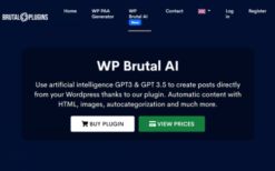 WP Brutal AI v2.1