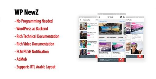 WP NewZ (v1.7) WordPress to Android News App