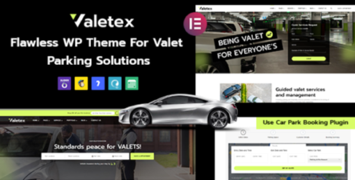 Valetex v1.3 Valet & Parking Services WordPress Theme