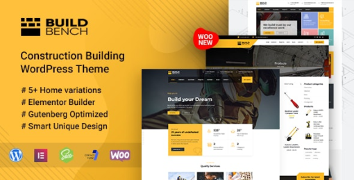 Buildbench v2.1.4 Construction Building WordPress Theme - Buildbench Wordpress Teması Satın Al.. Ömür boyu ücretsiz güncelleme. GPL Orijinal.